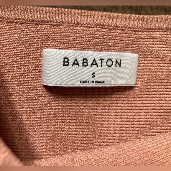 Aritzia Wilfred sculpt knit cropped tank, heirloom pink, size S - Picture 4 of 8